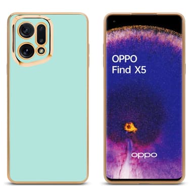 Oppo FIND X5 silikondeksel case (Grønn)