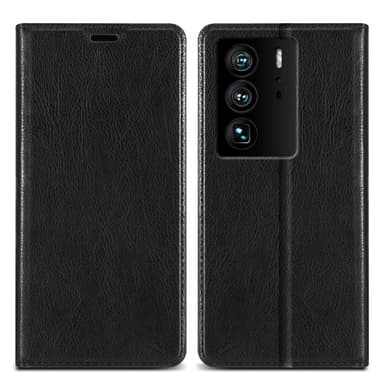 ZTE Axon 40 ULTRA lommebokdeksel case (svart)