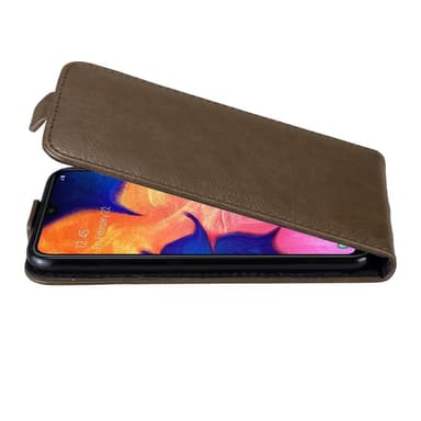 Samsung Galaxy A10 / M10 deksel flip cover (brun)