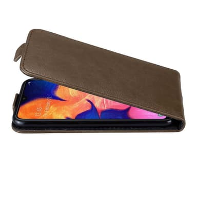Samsung Galaxy A10 / M10 deksel flip cover (brun)