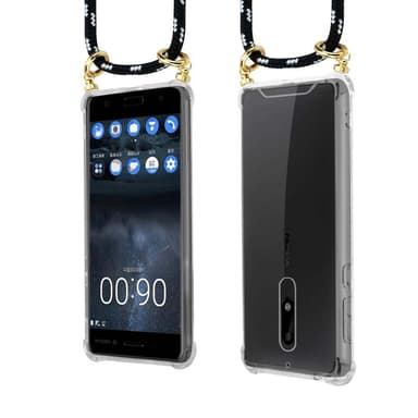 Nokia 5 2017 Deksel med Halskjede (svart)