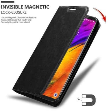 LG V35 lommebokdeksel case (svart)