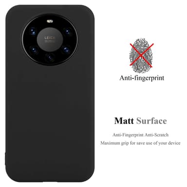 Deksel Huawei MATE 40 PRO Silikon cover (Svart)
