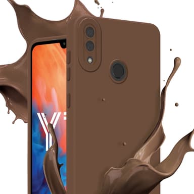 Huawei Y7 2019 / Y7 PRIME 2019 Deksel case (brun)