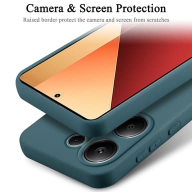 Redmi Note 13 pro 4G silikondeksel case (Grønn)