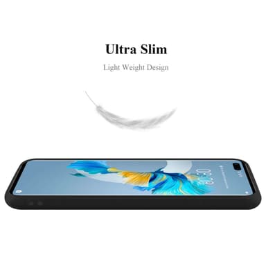 Deksel Huawei MATE 40 PRO Silikon cover (Svart)