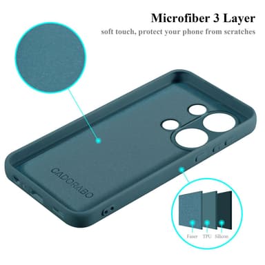 Redmi Note 13 pro 4G silikondeksel case (Grønn)