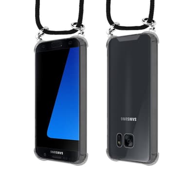 Samsung Galaxy S7 Deksel med Halskjede (svart)