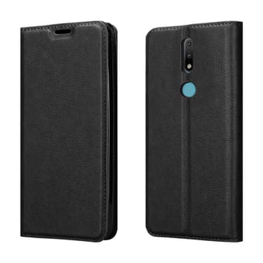 Nokia 2.4 lommebokdeksel case (svart)