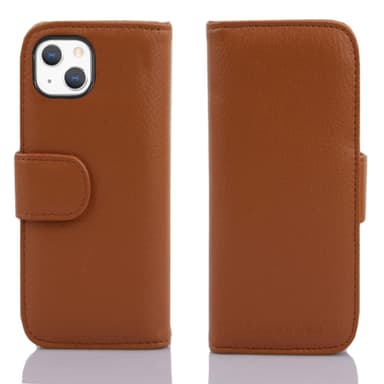 iPhone 13 lommebokdeksel case (brun)