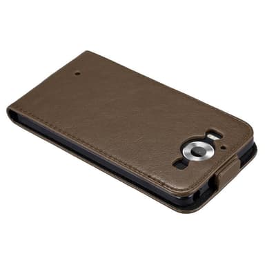 Nokia Lumia 950 deksel flip cover (brun)