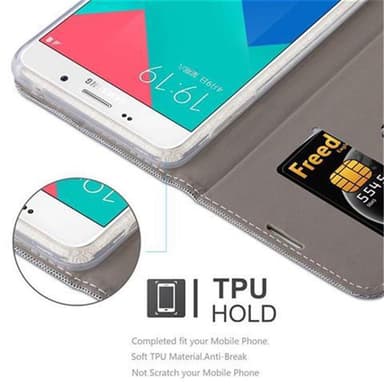 Samsung Galaxy A9 2016 lommebokdeksel etui (grå)