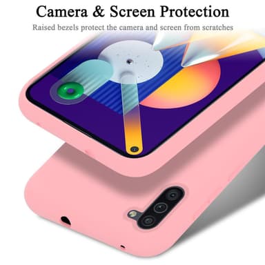 Samsung Galaxy A11 / M11 silikondeksel case (rosa)