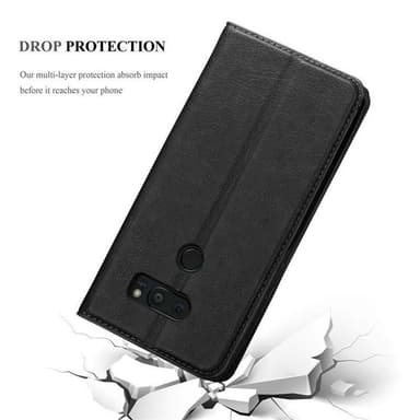 LG V35 lommebokdeksel case (svart)