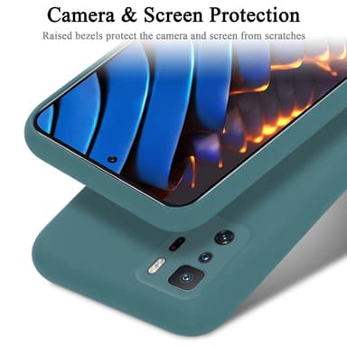 Xiaomi POCO X3 GT silikondeksel case (grønn)