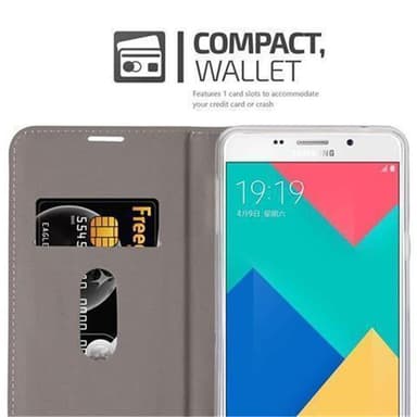 Samsung Galaxy A9 2016 lommebokdeksel etui (grå)