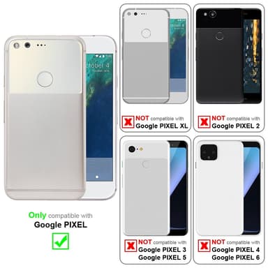 Deksel Google PIXEL Case Cover (svart)