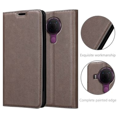 Nokia 5.4 lommebokdeksel case (brun)