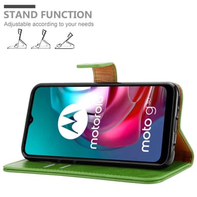 Motorola MOTO G10 / G30 lommebokdeksel etui (grønn)