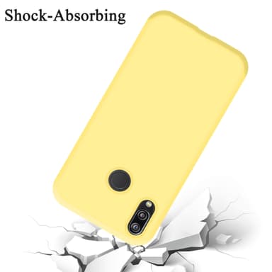 Huawei P20 LITE 2018 / NOVA 3E silikondeksel case (gul)