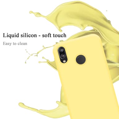 Huawei P20 LITE 2018 / NOVA 3E silikondeksel case (gul)