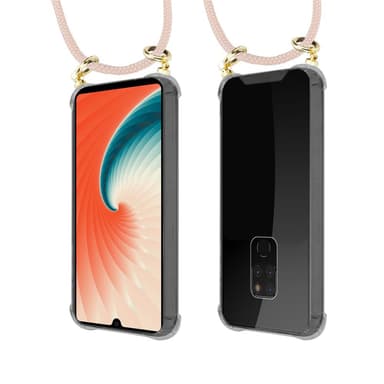 Huawei MATE 20 Deksel med Halskjede (rosa)