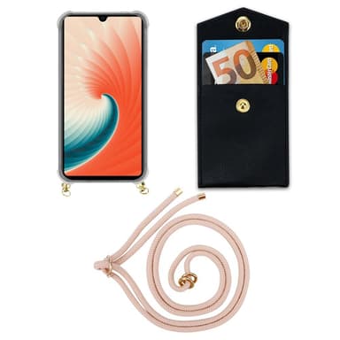 Huawei MATE 20 Deksel med Halskjede (rosa)