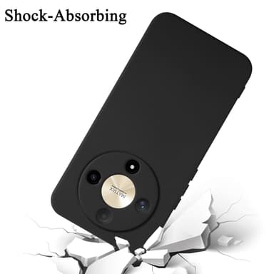 Honor Magic 6 Lite 5G silikondeksel case (Svart)