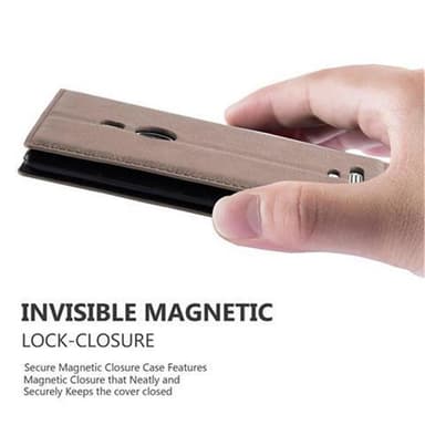 Nokia Lumia 925 lommebokdeksel case (brun)