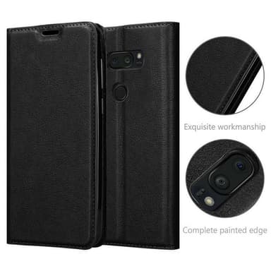 LG V35 lommebokdeksel case (svart)