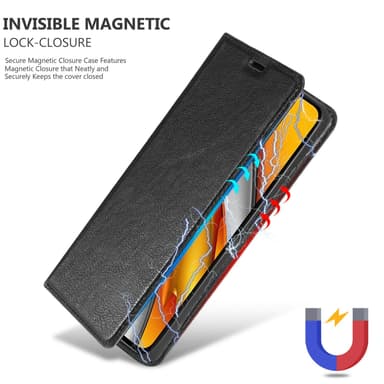 Xiaomi Mi 11i / POCO F3 lommebokdeksel case (svart)