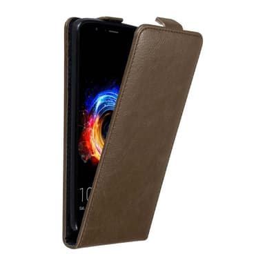 Honor 8 PRO deksel flip cover (brun)