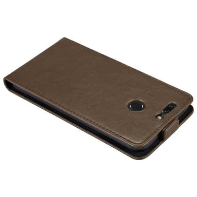 Honor 8 PRO deksel flip cover (brun)