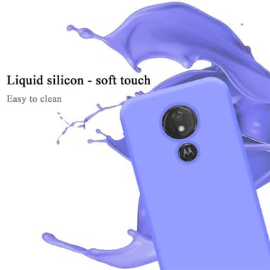Motorola MOTO G7 POWER silikondeksel case (lilla)