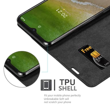 Nokia G50 5G lommebokdeksel case (svart)