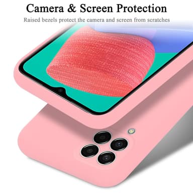 Samsung Galaxy M33 5G silikondeksel case (rosa)