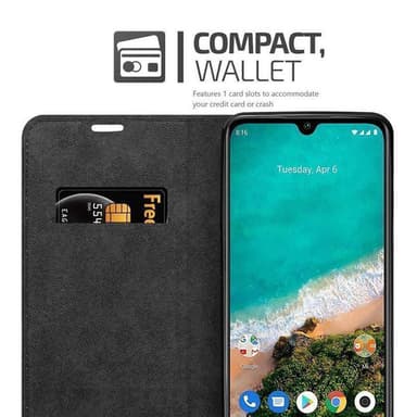 Xiaomi Mi A3 lommebokdeksel case (brun)