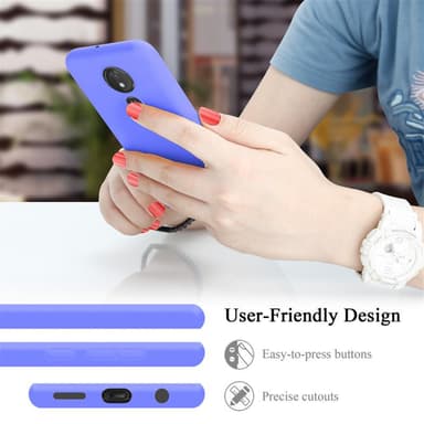 Motorola MOTO G7 POWER silikondeksel case (lilla)