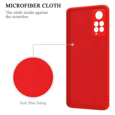 Deksel Xiaomi RedMi NOTE 11 PRO 4G / 5G Ring Case (rød)