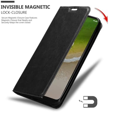 Nokia G50 5G lommebokdeksel case (svart)