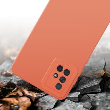 Samsung Galaxy A71 4G Deksel case (oransje)