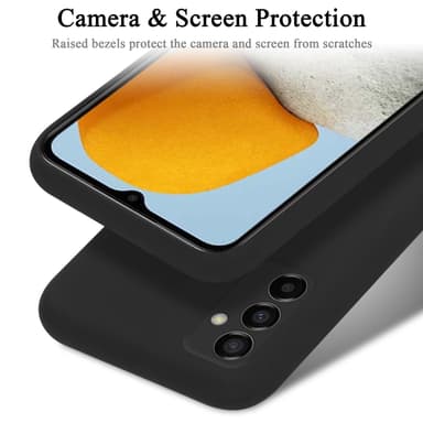Samsung Galaxy M23 5G silikondeksel case (svart)