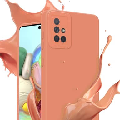 Samsung Galaxy A71 4G Deksel case (oransje)