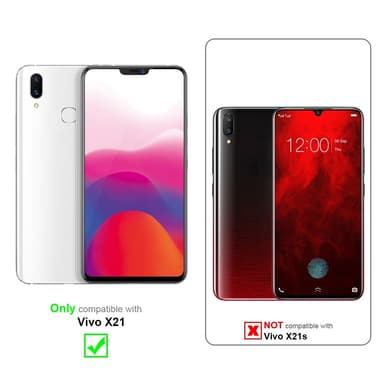 Vivo X21 Skjermbeskytter Skärmskydd (hvit)