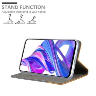 Honor 9X PRO lommebokdeksel etui (grå)