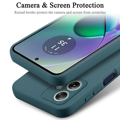 Motorola Moto G54 silikondeksel case (Grønn)