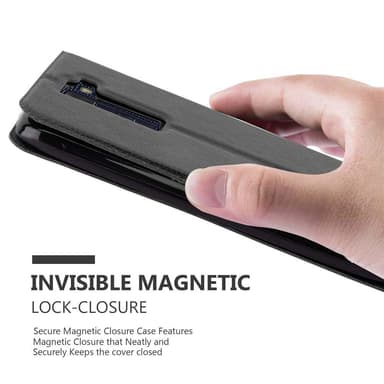 LG K8 2016 lommebokdeksel cover (svart)
