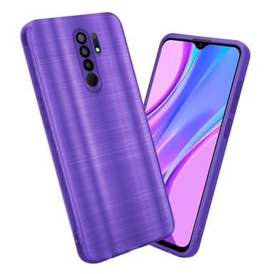 Xiaomi RedMi 9 Silikondeksel Beskyttelse (lilla)