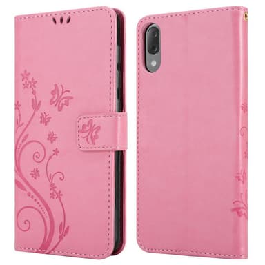 Sony Xperia L3 lommebokdeksel Blomster (rosa)