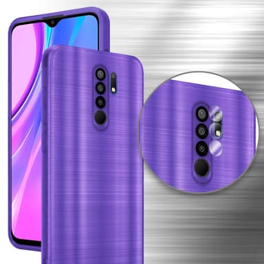 Xiaomi RedMi 9 Silikondeksel Beskyttelse (lilla)